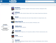 Tablet Screenshot of geizhals.de