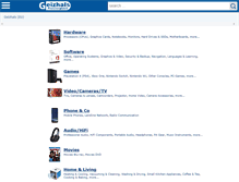 Tablet Screenshot of geizhals.eu